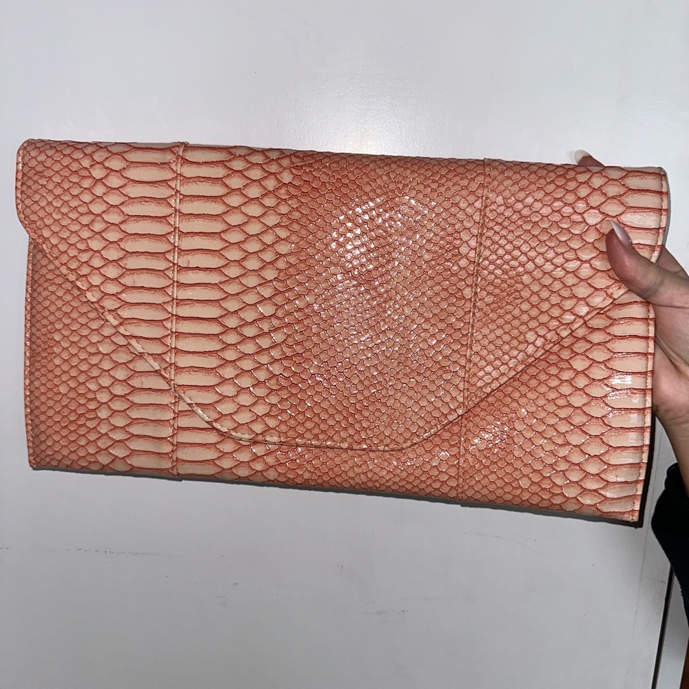 Elegant Tan Clutch Bag